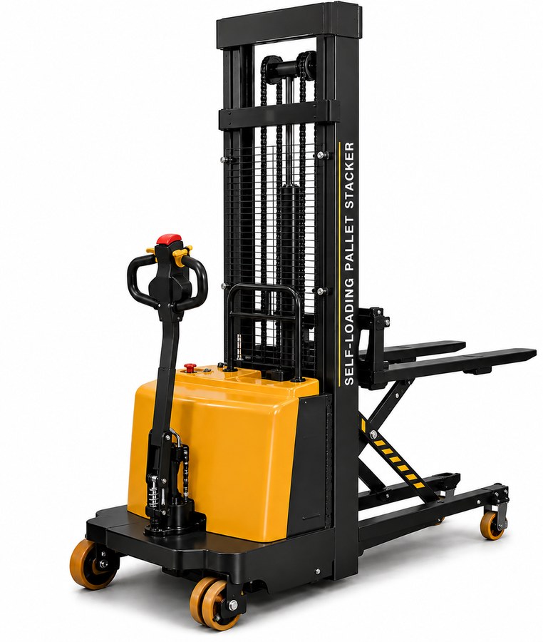 Self-loading stacker