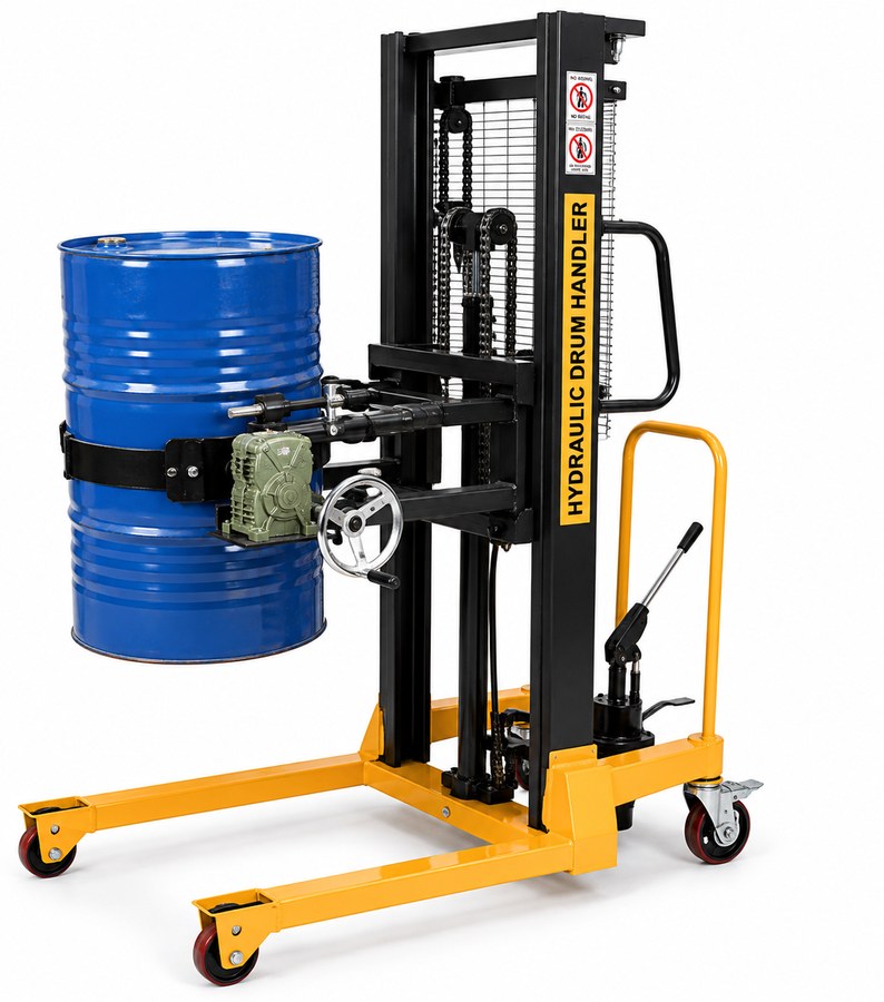Hydraulic drum lifter