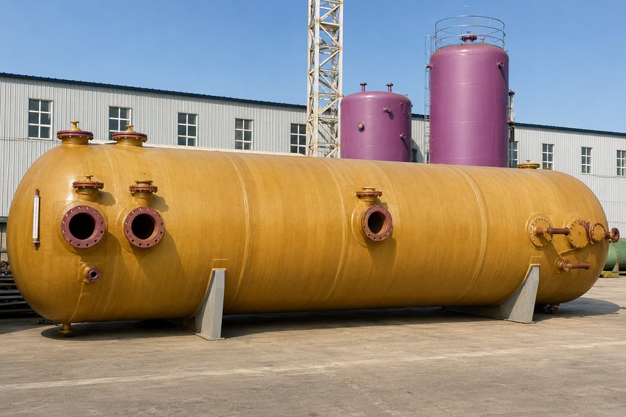 FRP tail-gas absorption tower