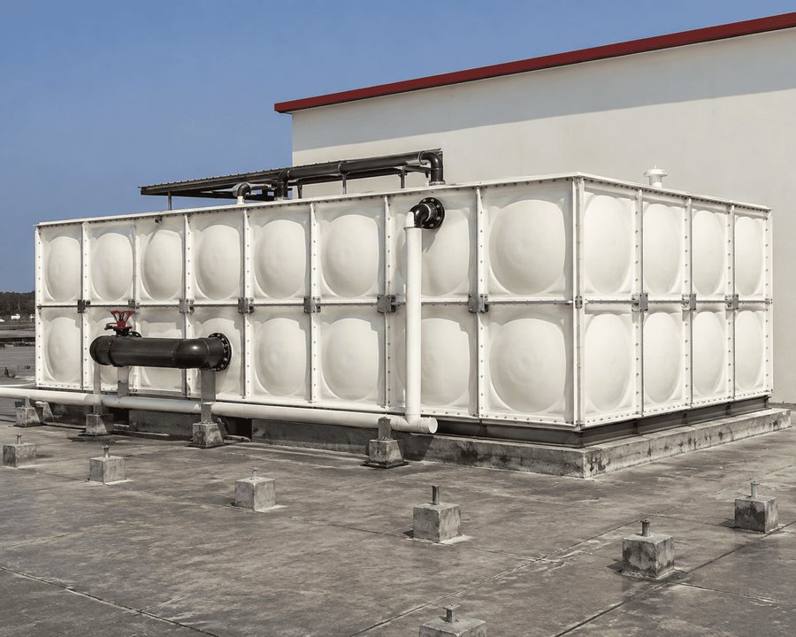 FRP fire water storage tank